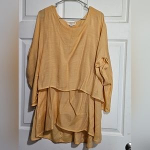 Umgee XL Gold/Yellow Blouse